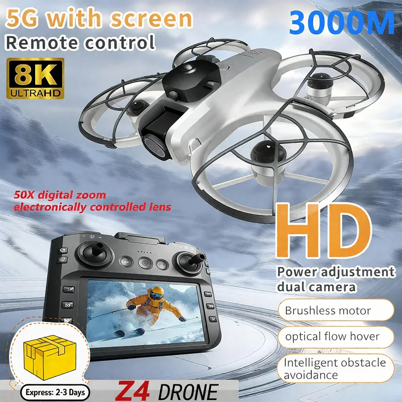 Drone Camera Night Vision - Drone MINI Z4 Baru 4K Profesional