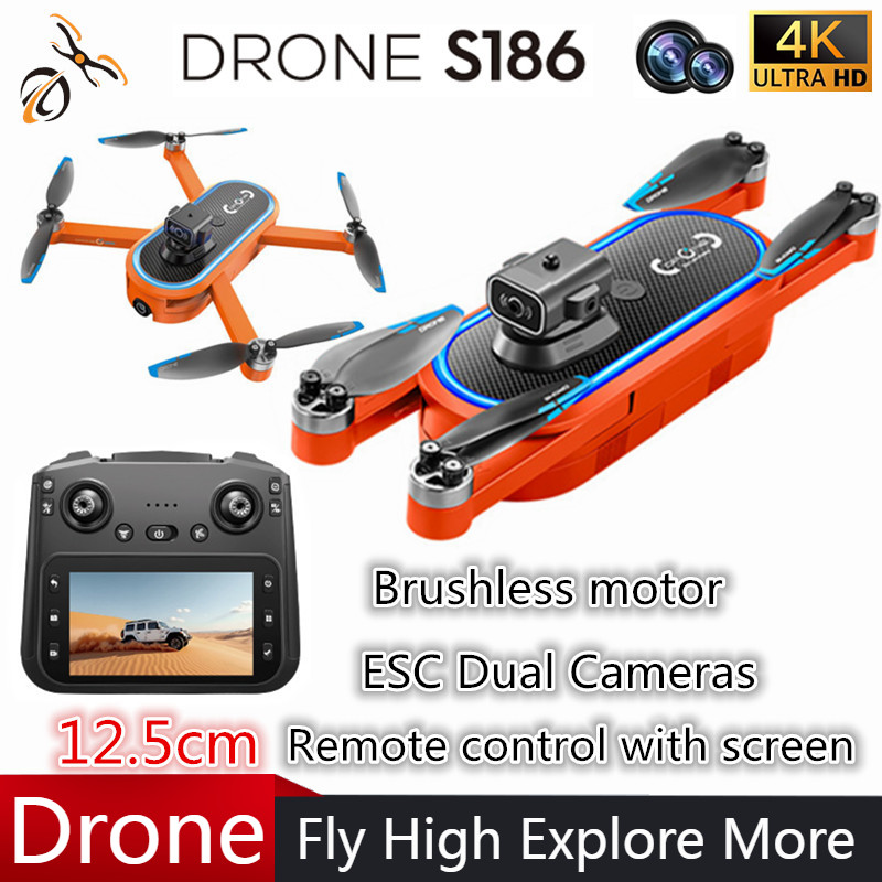 Drone Camera Professional - Drone 2025 S186 Profesional 4K HD