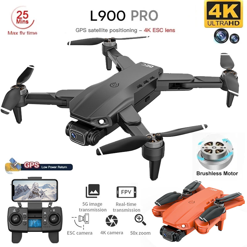 Drone Camera Night Vision - L900 Pro Drone mainan kamera ganda