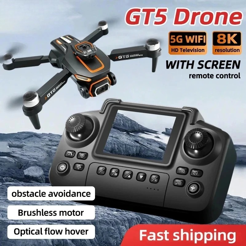 Drone Camera Wide Angle - Drone Mini OriginalGT5 4K HD dengan