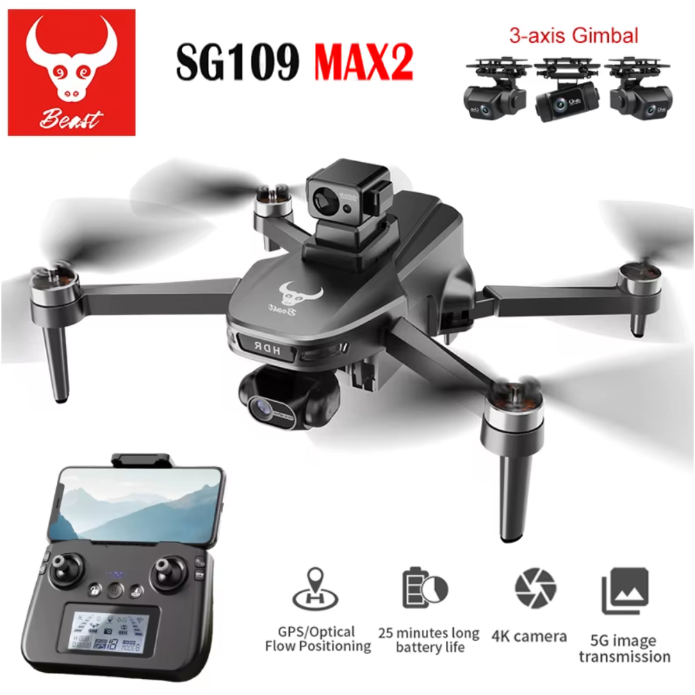 Drone Camera Professional - SG109 MAX2 Drone kamera FPV 8K