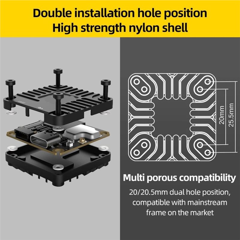 Bagian Aluminium Heatsink Casi - Drone Camera Wide Angle ulasan dan harga