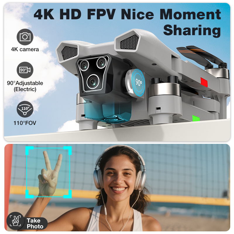 Drone Baru L017 Pro Brushless  - Drone Camera Mount ulasan dan harga