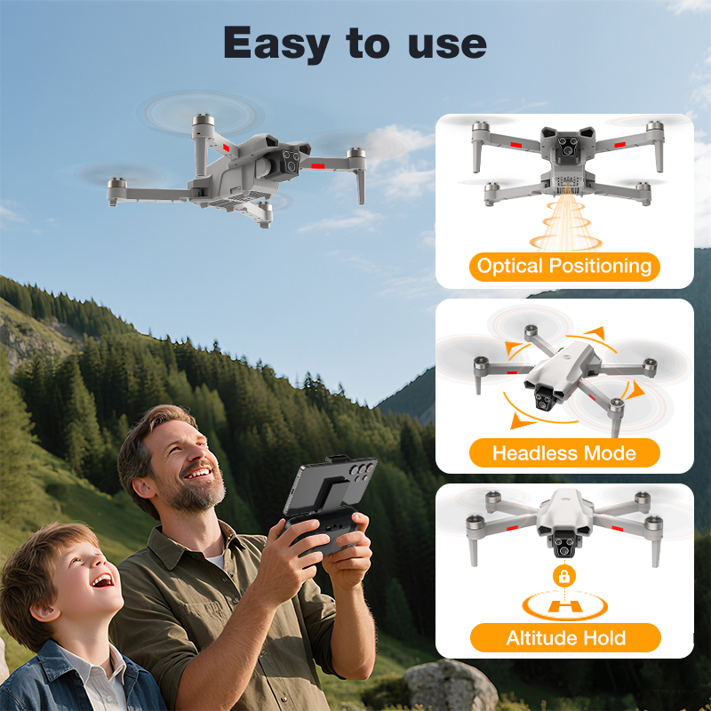 Drone Baru L017 Pro Brushless  - Drone Camera Mount ulasan dan harga
